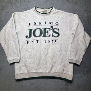 Vintage Eskimo Joe's Pullover Sweatshirt‎ Crewneck Size L Mens Heavyweight